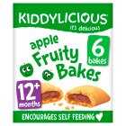 Kiddylicious Apple Fruity Bakes, 6x22g