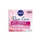 NIVEA Rose Care Anti Wrinkle Day Cream with Rose Petal Oil & Calcium 50ml
