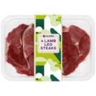 Ocado 4 Lamb Leg Steaks 450g