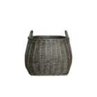 Grey Willow Belly Basket