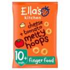 Ella's Kitchen Cheese and Tomato Melty Hoops Baby Snack 10+ Months 20g