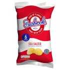 Seabrook sea salted crisps, 6x25g