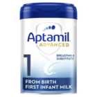 Aptamil Advanced 1 First Formula Baby Milk Powder from Birth 800g