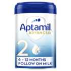 Aptamil Advanced 2 Follow On Formula Baby Milk Powder 6-12 Months 800g
