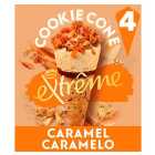 Nestle Extreme Caramel Ice Cream Cookie Cone 4 x 110ml