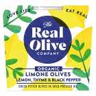 Real Olive Co. Organic Limone Olives, 150g