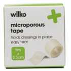 Wilko Microporous Tape 5m x 2.5cm