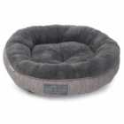 House Of Paws Grey Hessian Cat Bed