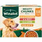 Winalot Mixed in Gravy Wet Dog Food Pouches 12 x 100g