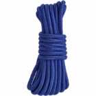 Wilko 6mm x 5m Blue Polypropylene Rope