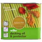 Wilko Natural Pine Decking Oil and Protector 2.5L