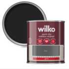 Wilko Quick Dry Black Gloss Radiator Enamel 250ml
