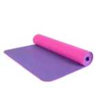 Just Be Tpe 5Mm Yoga Mat - Pink & Purple