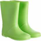 Wilko Kids Wellington Boots Green Size 2