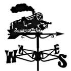 Espira Steam Train Mini Black Weathervane