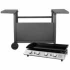Callow 4 Burner Gas Plancha with Stand