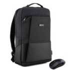 Prizm 15.6 Inch Laptop Backpack with Wireless Mouse