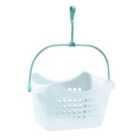 Jvl Plastic Hanging Peg Basket - Clear