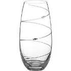 Diamante Home Toast Swirl Barrel Vase - 25Cm