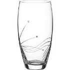 Diamante Home Glasgow Collection Hand Cut Crystal Vase - 25Cm