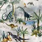 Belgravia Decor Sample Dino Kingdom Multi Wallpaper