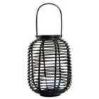 Interiors By Ph Black Rattan Candle Holder