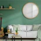 Green Decore Paragon Brass Decorative Wall Mirror Metal Frame 61Cm Round
