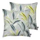 Prestigious Textiles Ventura Twin Pack Polyester Filled Cushions Chartreuse
