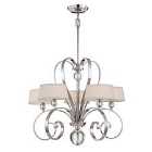 Madison Manor 5 Light Chandelier Imperial Silver