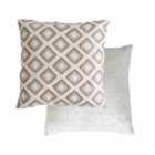 Emma Barclay Pisa Geometric Jacquard Cushion (Pair) Cover In Cream