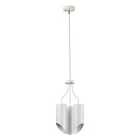 Quinto 3 Light Chandelier White Aged Brass
