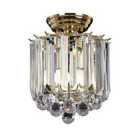 Crossland Grove Margo Ceiling Lamp Brass