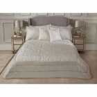 Emma Barclay Duchess Bedspread with 2 Matching Pillow Shams Cream
