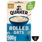 Quaker Rolled Oats Porridge Cereal 500g
