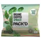 PACK'D Organic Chopped Spinach 450g