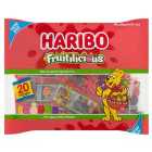 Haribo Fruitilicious 20 Mini Bags Sugar Reduced Sweets 320g