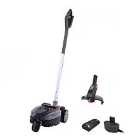 Yard Force iFlex 23cm Cordless Mulching Lawnmower and Grass Trimmer with Li-Ion battery and charger