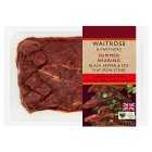 Waitrose Black Pepper & Soy Flat Iron Steak, 505g