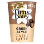Tims Dairy Greek Style Caffe Latte Yoghurt 450g