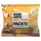 PACK'D Organic Chopped Sweet Potato 450g