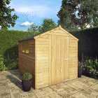 Mercia Overlap Apex Timber Shed - 8 x 6ft