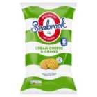 Seabrook Cheese & Chive Crinkle Crisps 6 per pack