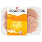 Edwards Chicken Quarter Pounders 454g