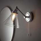 Ensora Lighting Finn Bathroom Wall Light Chrome
