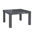 Puro End Lamp Table Charcoal