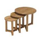 LPD Furniture Stow Nest Of 3 Tables