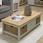 LPD Furniture Cotswold Coffee Table Grey