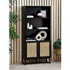Padstow Tall Bookcase Black