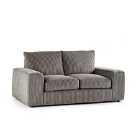 Luciana Luxury Jumbo Cord 2 Seater Sofa Charcoal