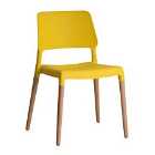 LPD Furniture Set Of 2 Riva Dining Chairs Yellow